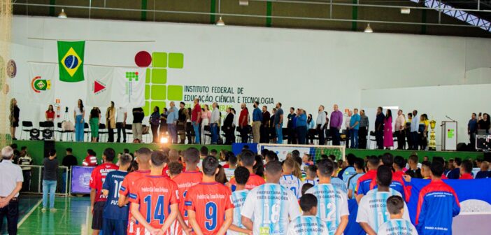 Inconfidentes sedia cerimônia e jogo de abertura da Taça EPTV de Futsal