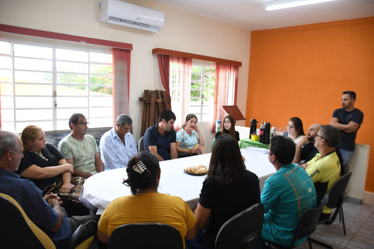 Recebemos na Prefeitura os produtores responsáveis pela querida “Feirin”