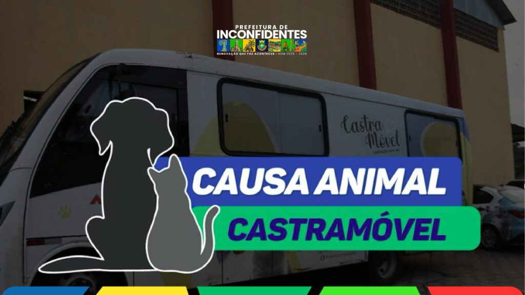 Castra Móvel atende 149 animais e reforça compromisso com a causa animal em Inconfidentes