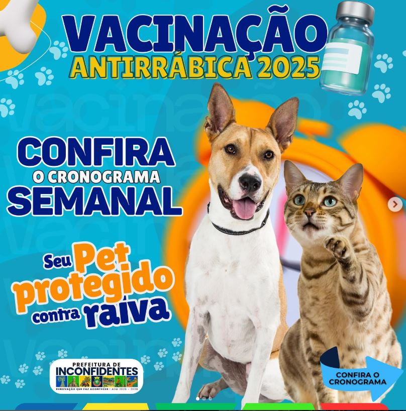 Início da 2ª Semana: Campanha de Vacinação Antirrábica 2025