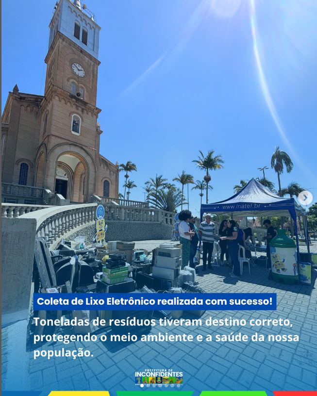 Inconfidentes realiza mais uma edição da Coleta de Lixo Eletrônico e reforça compromisso ambiental