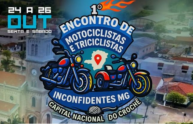 Vem aí o 1º Encontro de Motociclistas e Triciclistas de Inconfidentes