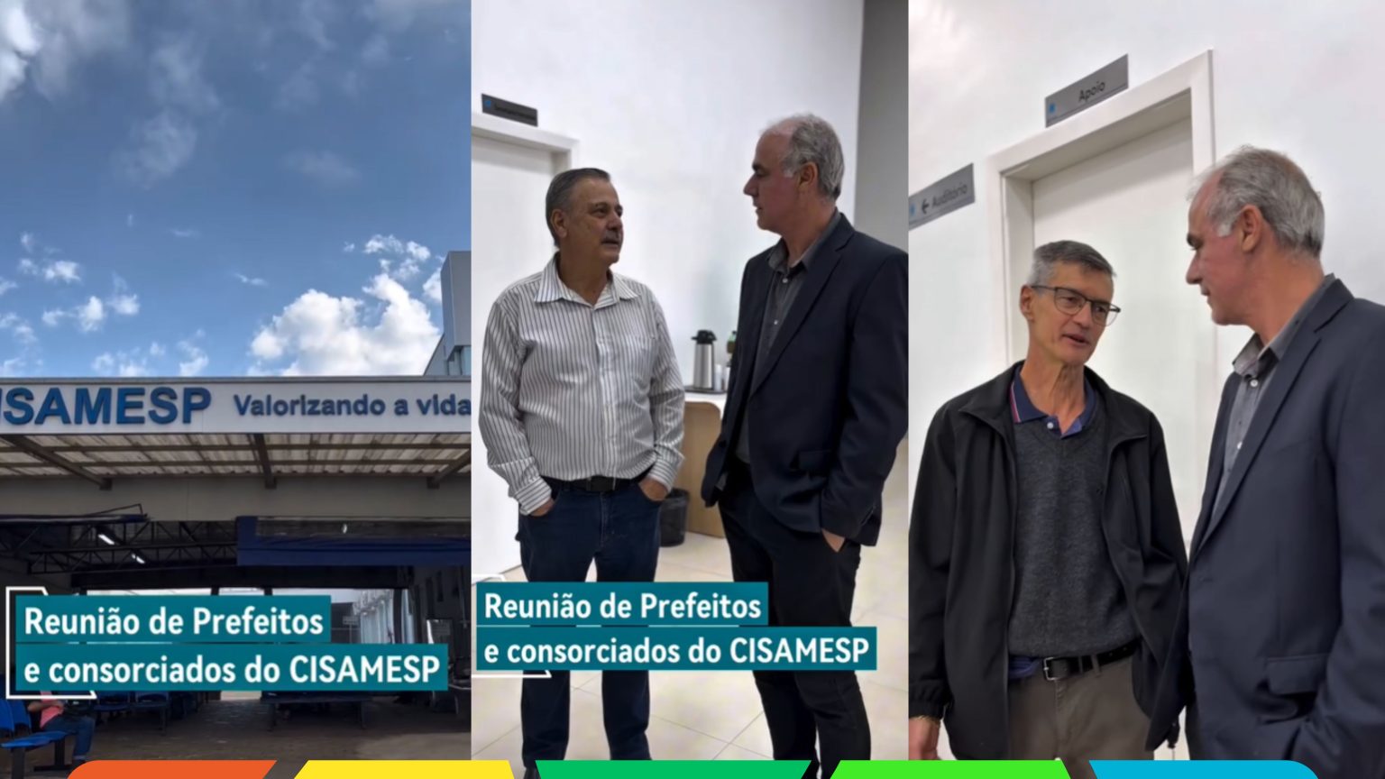 Prefeito Claudinei Tunes Pereira participa de reunião do CISAMESP