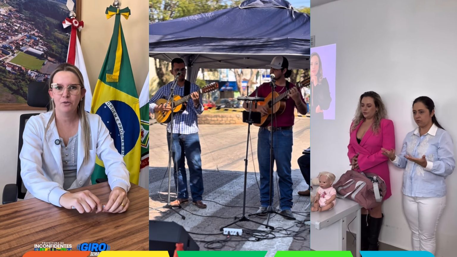 Giro Semanal de Inconfidentes destaca ações, eventos e avanços no município