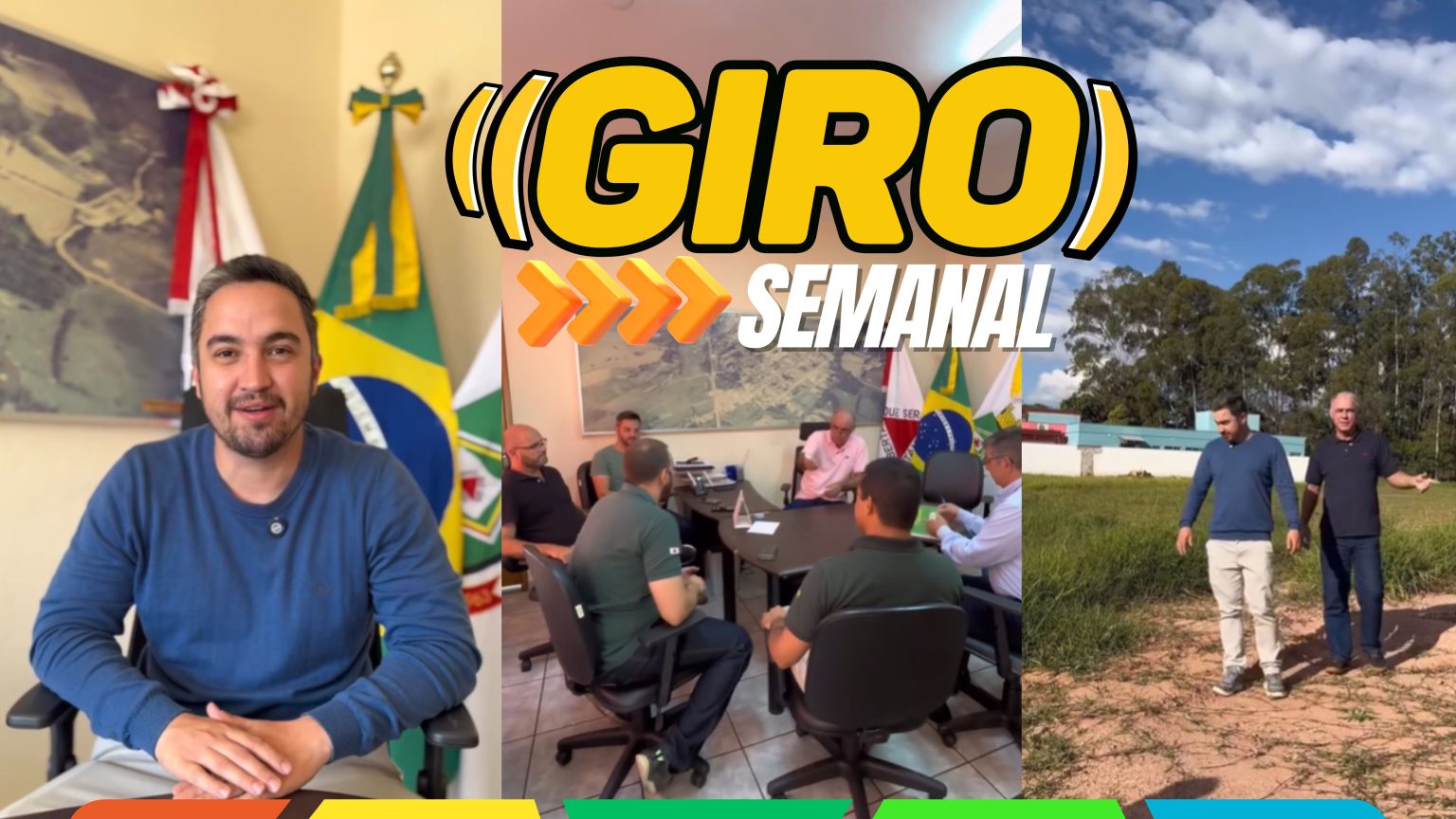 Giro Semanal: Prefeitura de Inconfidentes destaca ações e conquistas que transformam a cidade
